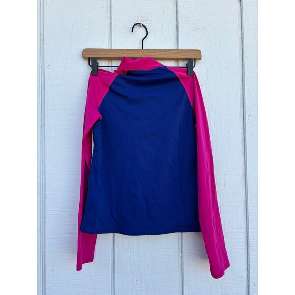 Lands' End Long‎ Sleeve Swim Top, Rash Guard, UPF, Size Girls M (8-10) - Picture 4 of 4